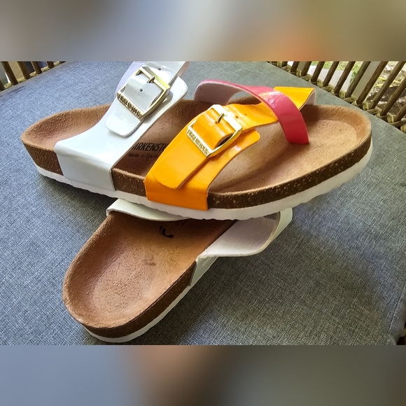 Birkenstock Sandals Size 46 With Toe Loop - Picture 2 of 5